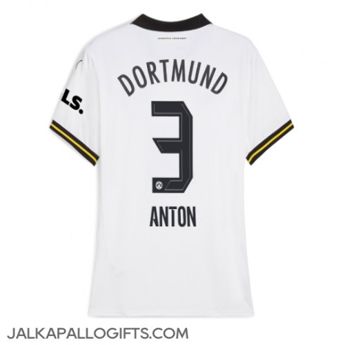 Borussia Dortmund Waldemar Anton #3 Kolmaspaita Naiset 2024-25 Lyhythihainen